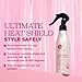 Luseta Glossy Pearl Heat Protectant Spray Smoothing Thermal Protection Treatment Enhance Shine and Add Strength for All Hair Types Protect Hair from Heat Damage 8.5oz