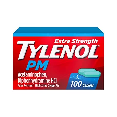 Tylenol PM Extra Strength Pain Reliever & Sleep Aid Caplets Cover