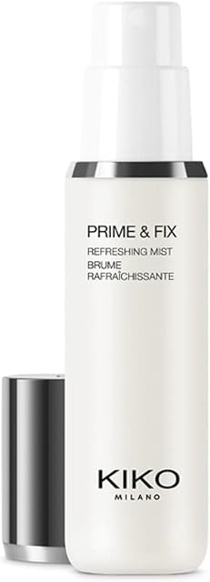 KIKO Milano Prime & Fix Refreshing Mist | Wielofunkcyjny spray: odświeżająca baza i utrwalacz makijażu 2 w 1