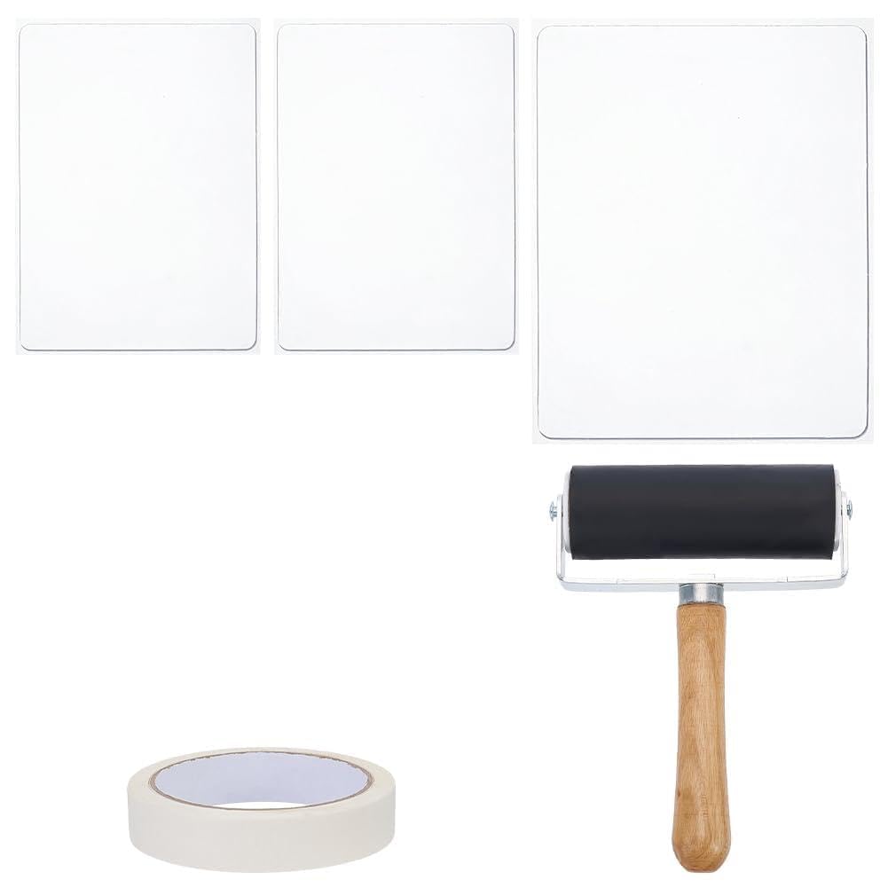 Kit impression gel monotype A5 A4 WEBEEDY avec rouleau baren