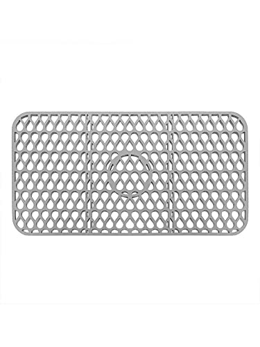 Silicone pour sécher la vaisselle, égouttoir d'évier découpable résistant à la chaleur, tapis de drainage anti-éclaboussures pour séchage rapide, égouttoir couverts
