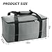 YOUEON Bongo Drum Bag with Carrying Grip, 18 Inch Standard Size Padded Bongo Gig Bag Bass Drum Case with Dense Protective Interior Padding, Grey