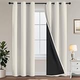 Yakamok Cream Blackout Curtains