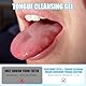 2Pcs Zungenreiniger Gel Zungengel Zungenreiniger-Set Zungenreinigungsgel Zungengel Zungenreinigungsgel Kann Mundgeruch Reduzieren Frischer Atem für Zungenreinigen mit 2 Zungenschaber