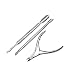 Produktbild 3 Stück Edelstahl Nagelhautschieber, -entferner, -schneider, Trimmer, Set