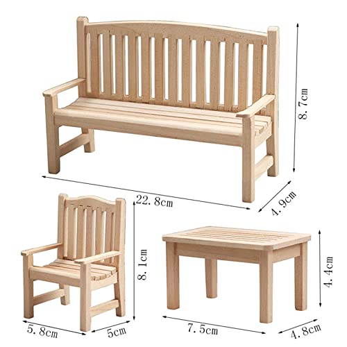Armario de muñecas de madera para solucionar orden de miniaturas 4