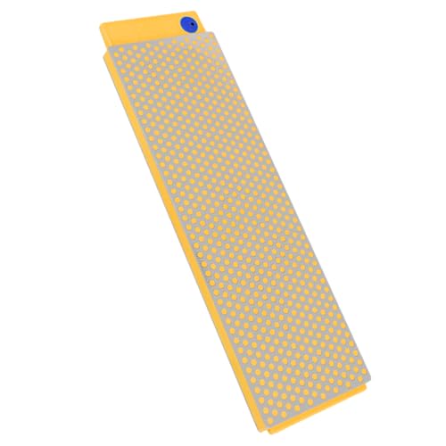 DMT DuoSharp® Diamant Schleifstein 8 Extragrob/Grob | Doppelseitiger Messerschärfer in Profiqualität | 20cm Wetzstein für Messer und Werkzeuge | Made in USA | W8CXNB