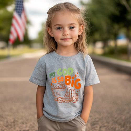 Image of Kids Christian Shirt Toddler Created with a Purpose Shirt Boys Girls Bible Verse Religious Clothes 2-7 Years