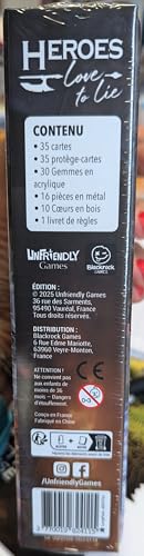 Blackrock Games Heros Love to Live Jeu de Cartes et de Bluff Jeu d'ambiance Tactique pour 2 à 5 Joueurs dès déduction rôle caché réflexion identité secrète Unfriendly Games - vue 10