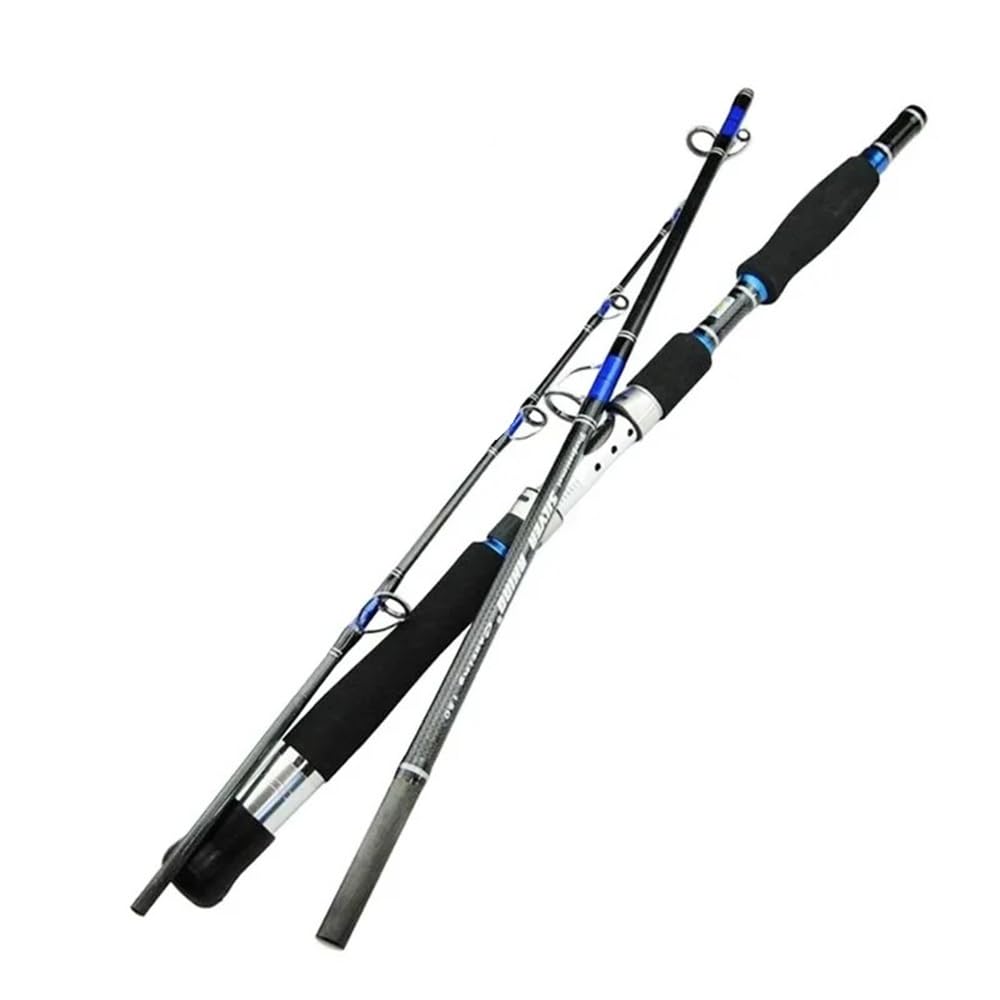 Caña de Pescar, Caña de Pescar Jig Pesada 1,8-2,4 m for Agua Salada en Barco con núcleo Hierro