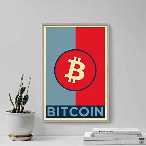 Bitcoin Art Print - Hope - Photo Poster Gift - Cryptocurrency Crypto Finance BTC // Size: A5 (148 x 210 mm) - Image 5