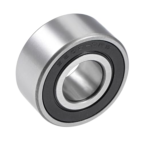 Kozelo 1pcs 3203-2RS Angular Contact Ball Bearing - [17mm Bore Dia x 40mm OD x 17.5mm Width] for Pumps Compressors Gearboxes