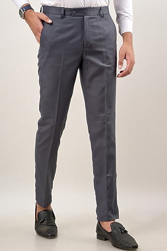Image of VX9 Men's Formal Trousers, Smart Office & Business Wear, Classic Fit