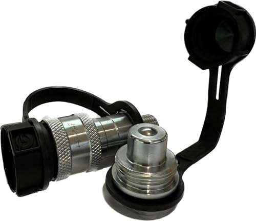 Image of 1 /4 inch High Pressure Hydraulic Screw Coupler /Coupling | 10000 PSI | w /Dust Cap Replaces Enerpac A-630