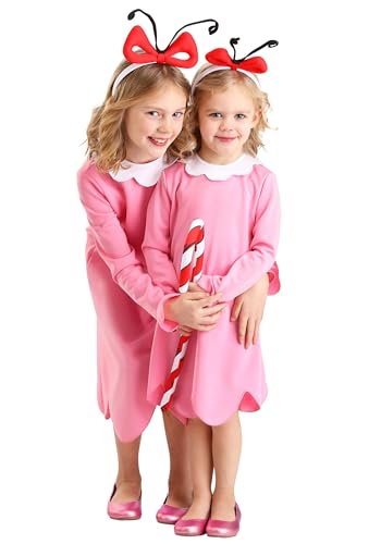 Disfraz infantil Cindy Lou Who de Dr. Seuss para niñas miniatura 5