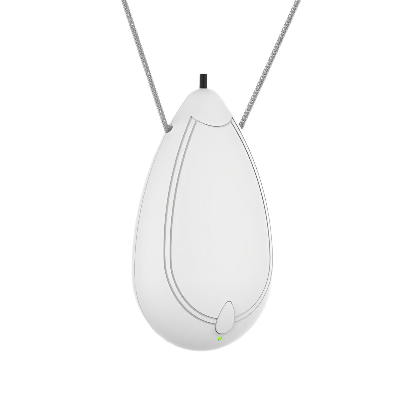 Purificatore d'aria portatile, Bianco | Ricaricabile, Mini ionizzatore d'aria, Elimina polline, fumo, polvere, Per attività all'aperto, Per viaggi