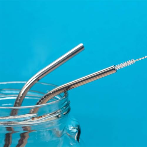 2 Stück Schlauchbürste 100cm, Flexible Reinigungsbürste Pfeifenreiniger Lang Rohrbürste Rohrreinigungsbürste Strohhalmbürsten Dünn Lang Abflussbürste Für mit Trinkschlauch(Weiß)