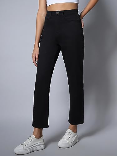 Image of HIGH Star Women's Straight Fit Mid Rise Jeans