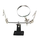 JM 501 2X Helping Hand Alligator Clip Tool Magnifier Black 23000722