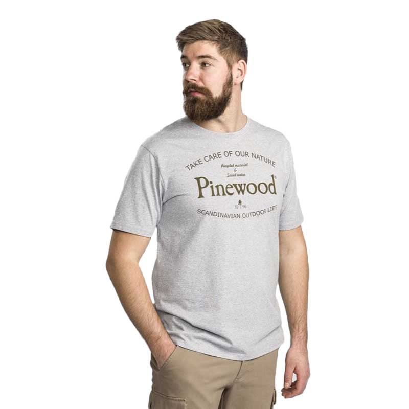 Pinewood 5569 Save Water T-Shirt L.Grey Melange (454) L