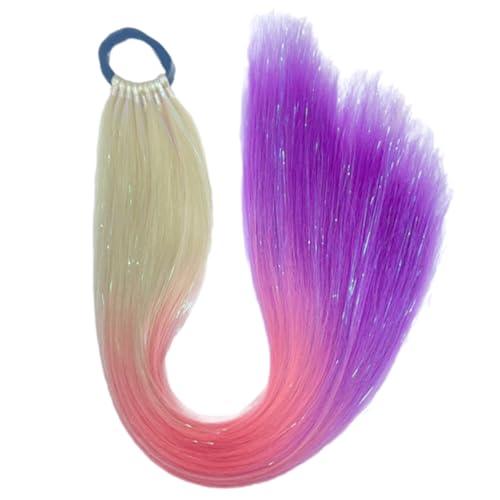 Diadema de fibra sintética de 9 hebras trenzadas para cola de caballo, para eventos temáticos y varios atuendos