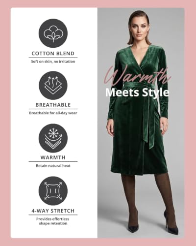 Image of MeMoi Brooklyn Flat Knit Sweater Tights for Women, Cotton Blend XS-6X
