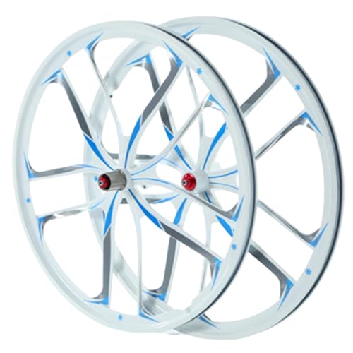 Juego De Ruedas Para Bicicleta De Equilibrio Mtb: Ruedas Delanteras + Traseras De 26 Pulgadas, Aleación De Magnesio, Freno De Disco Qd, Llantas Y Juego De Ruedas De Bicicleta Híbrida De 8-11 (Color:E)