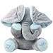 Aidiya Elephant Stuffed Animals Baby Gifts Peluches Ear Interactive Elephant Talking Singing Plush Toys for Girls Boys Gift Adjustable Volume 11.8