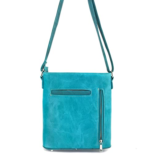 Zelris Western Moccasin Flower Buckle Women Conceal Carry Crossbody Messenger3