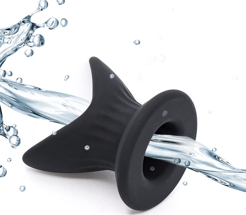 Anal Douche Enema Butt Plug G-Spot Silicone Shower Cleaner Cleansing Colonic Douche System Cleaner Anal Plug Cleaning Kit(S)