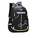 Produktbild Ou-Ruo-LaM-bag Kinderrucksäcke Kinder Rucksack Schulrucksack 1. 2. 3. 4. 5. 5. Klasse für Jungen, Teenager, Mädchen, Kinder (Farbe : Schwarz, Größe : 43 * 29 * 15cm)