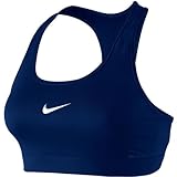 Nike Womens Pro Sports Bra - Navy Blue/White - Large