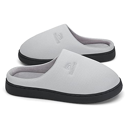 Dannto Womens Mens Memory Foam Slippers House Slide Sandals Bedroom Home Indoor Cozy Closed Toe Shoes - Main Image