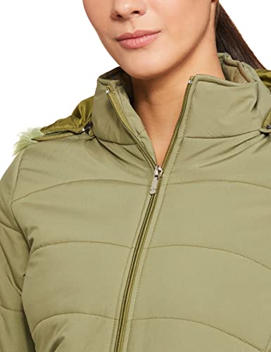 Image of Qube By Fort Collins Women's Puffer Jacket with Ribbed Hem - Trendy Lightweight Winter Wear for Casual & Street Style