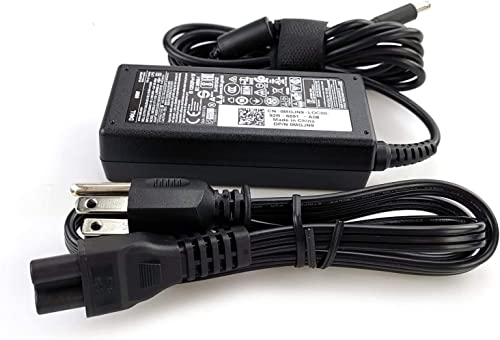 Image of Dell Inspiron Laptop Charger Genuine 65W watt 4.5mm tip AC Power Adapter for Inspiron 13 14 15 3000 5000 7000 Series 5558 5755 3147 7348-2in1 5555 5559 0G6j41 0MGJN with Power Cord