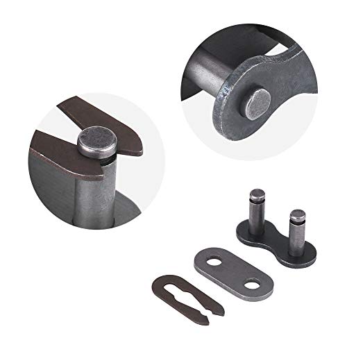 image for Podoy 415 Chain Black Master Link for 49-80cc 2-Stroke Motorized Bicyc