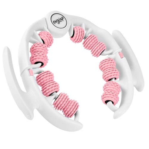 OVGIAP Cellulite Manual Massager for Legs & Thighs - Lymphatic Drainage Tool, Handheld Fascia Blaster for Deep Tissue, Body Sculpting Cellulite Remover(Pink)