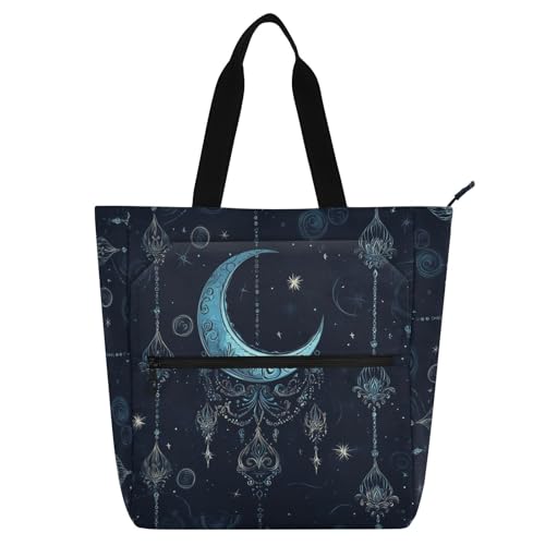 Bolsas de mano para el trabajo y escuela con diseño retro místico