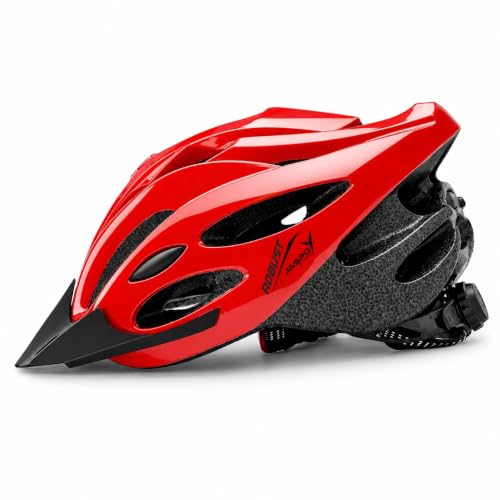 Image of Jaspo Robust Plus Cycling and Skating Helmet for Kids & Adults | 170g Lightweight & Adjustable |Sports Helmet | Quick-Release Buckle & Padded Chin Strap | Ideal for Cycling, Skating & Outdoor Use