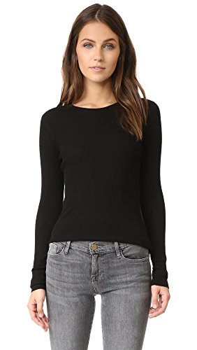 Theory Women's Mirzi Refine Sweater, Black, Small