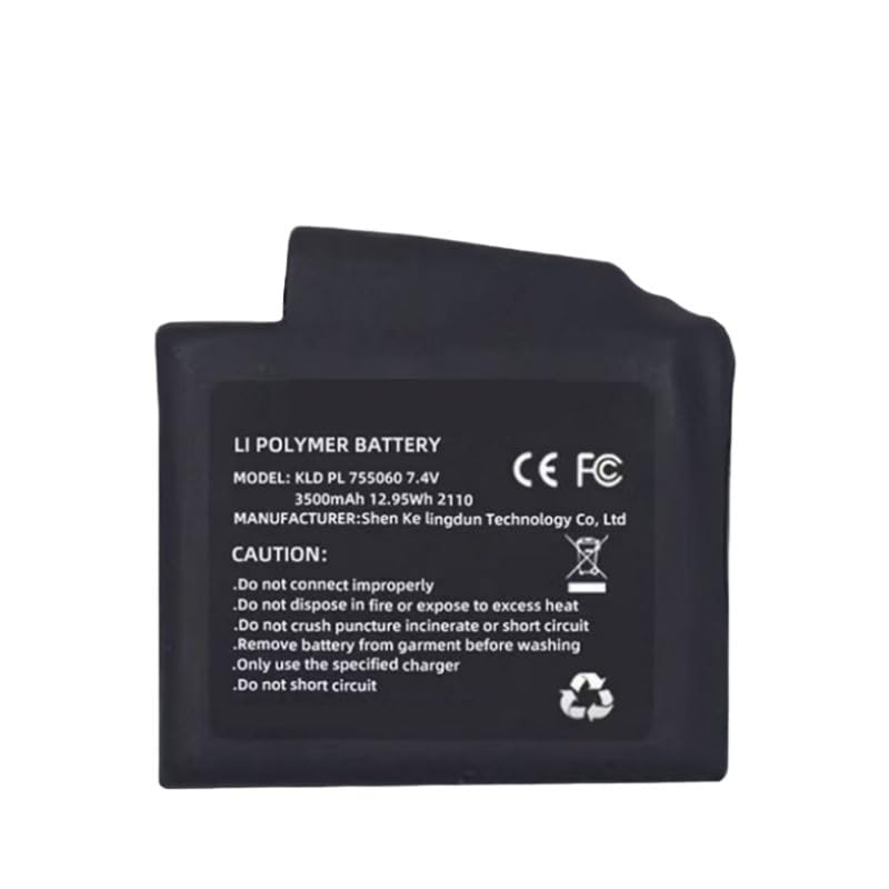 Batería de polímero de litio 7.4V 3500mah para guantes y chalecos calefactables de invierno
