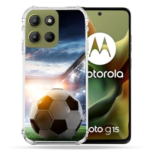 Coque Motorola G15 sport football stade idéale pour supporter