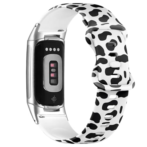 Bracelet Fitbit Charge 5 silicone vache pour personnaliser votre montre au quotidien
