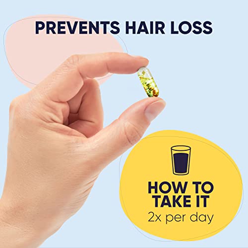 Moerie Hair Growth Supplement For Women & Men - Hair Skin And Nails Vitamins With Biotin, Q10 & Minerals - For Thicker, Fuller Hair & Hair Loss Treatment - Advanced Beadlet Delivery System - 180 Pills #TOP3