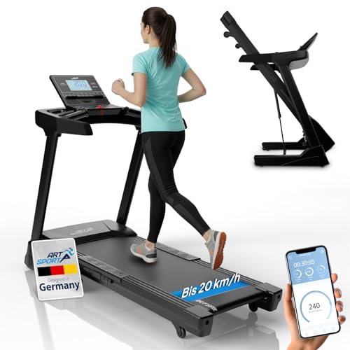 ArtSport Laufband Speedrunner 6000 — Klappbares Laufband für Zuhause, elektrisch, 20 km/h,...