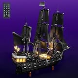 LocoLee Light kit Compatible with Lego 10365 Captain Jack Sparrow's Pirate Ship - No Model Only Light, LED Lighting Accessories Compatible with Lego Black Pearl Icons (RC Version)