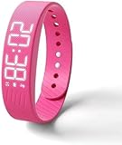 Rastreador de fitness, rastreador de actividad, contador de pasos, rastreador de calorías, impermeable IP65, recargable, delgado, ajustable, para uso diario