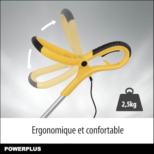 Coupe-bordure Powerplus 400 W pour tailler facilement l'herbe des massifs