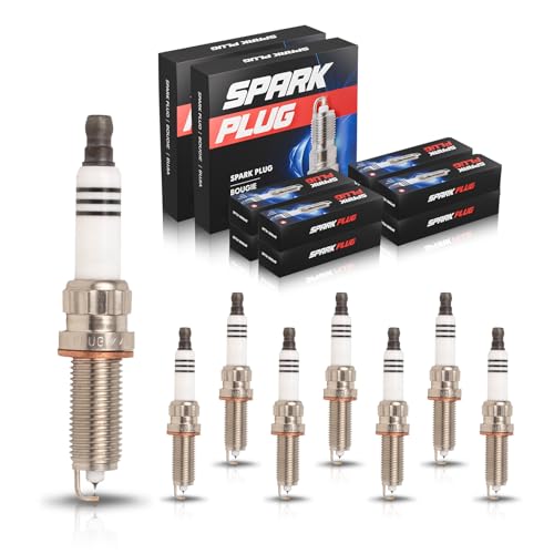 ENA Set of 8 Double Iridium Spark Plug for ZR6SII3320 Compatible with Mercedes-Benz 2011-2019 GLS63 GLE63 SL63 E63 G63 AMG S GLS550 V6 V8 V12 5.5L 4.7L 3.5L 3.0L for 242140521 96346