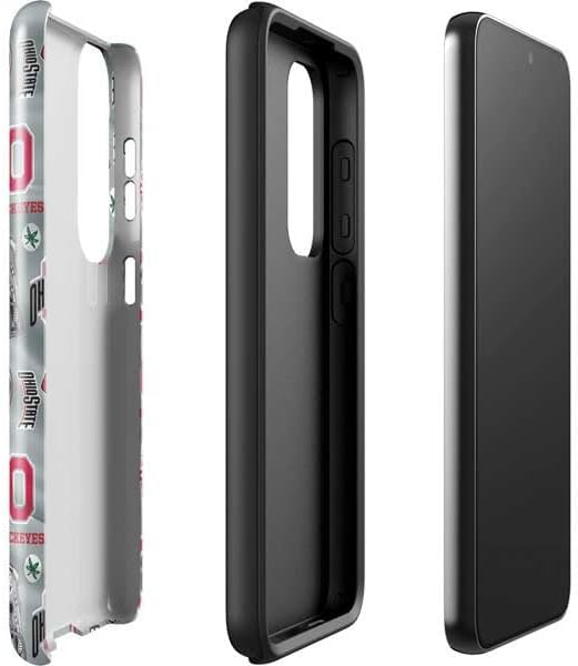Skinit Pro Phone Case Compatible with Galaxy S23 - Officially Licensed Ohio State University Pattern Design